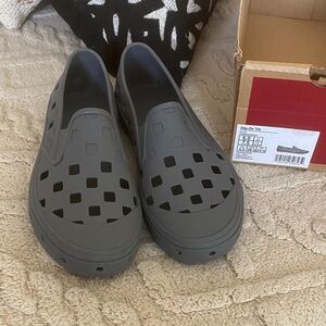 Vans Slip-On Trk Shoes- Grey